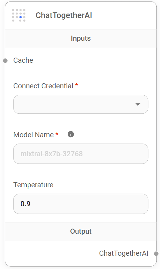 <p>ChatTogetherAI Node</p>